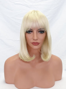 Platinum Blonde Bob Style Wig