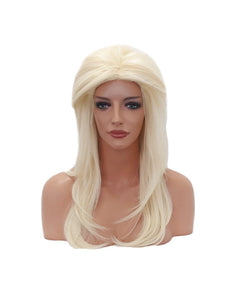 Platinum Blonde Packed Roots Wig