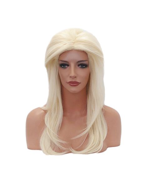 Platinum Blonde Packed Roots Wig