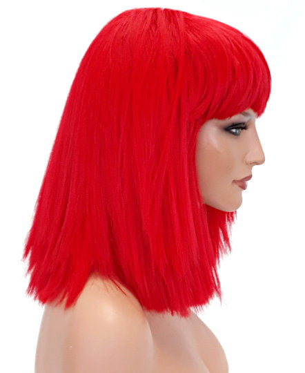 Bright Red Blunt  Bob