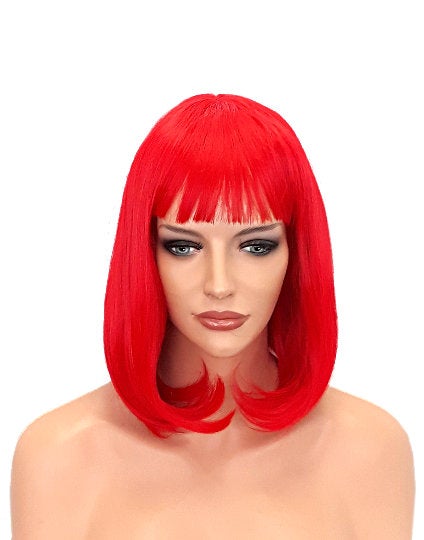 Red Bob Sythetic Wig