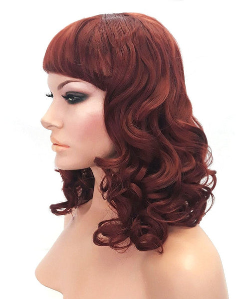 Pinup Burlesque Style Synthetic Wig