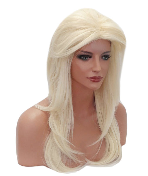 Platinum Blonde Packed Roots Wig