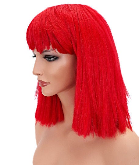 Bright Red Blunt  Bob