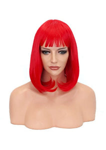 Red Bob Sythetic Wig