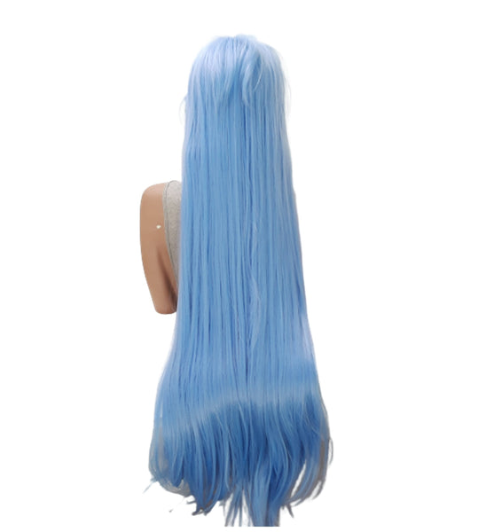 Cosplay Wigs Halloween Long Light Blue/Purple Party Anime Hair (Blue/Purple)