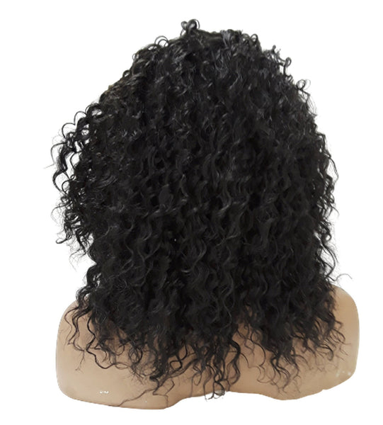 Curly Hair Lace Front Wigs Glueless Wave Synthetic Wigs Heat Resistant Short Bob Wigs Natural Hairline 14inch