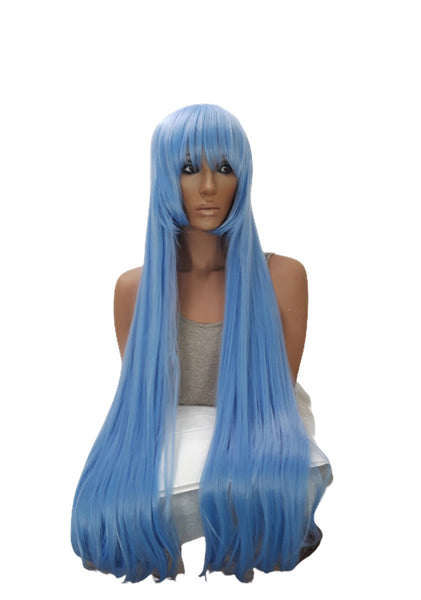 Cosplay Wigs Halloween Long Light Blue/Purple Party Anime Hair (Blue/Purple)