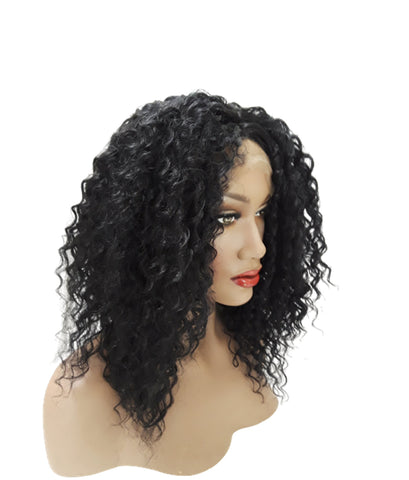 Curly Hair Lace Front Wigs Glueless Wave Synthetic Wigs Heat Resistant Short Bob Wigs Natural Hairline With Baby Hair 14inch