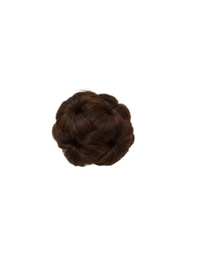 Hair Bun Synthetic Natural Curly Chignon Hairpieces Updo Clip in/on Plastic Comb